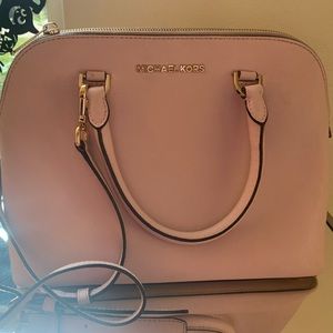 pastel pink micheal kors bag